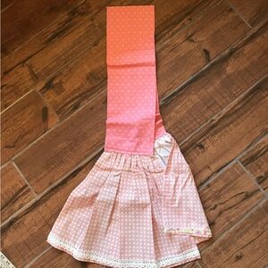 Pink Kitchen Towel Scarf New‎